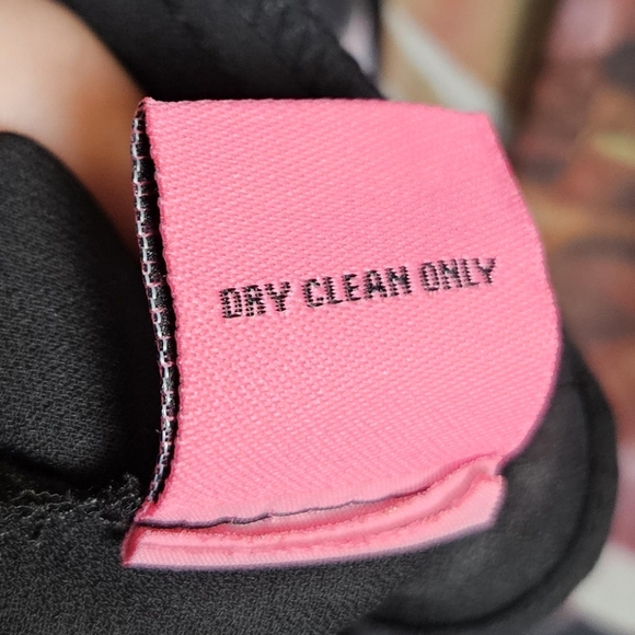 Betsey Johnson Floral Chiffon Midi Dress With Lace Trim Size 12 Style FC04W09M - Picture 8 of 13